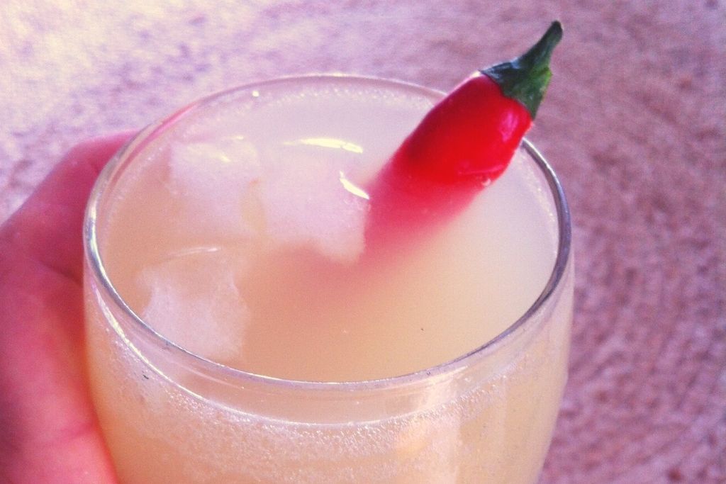 pineapple drink with chilli