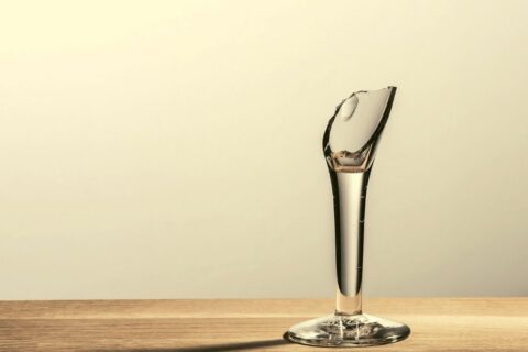 broken wine glass stem
