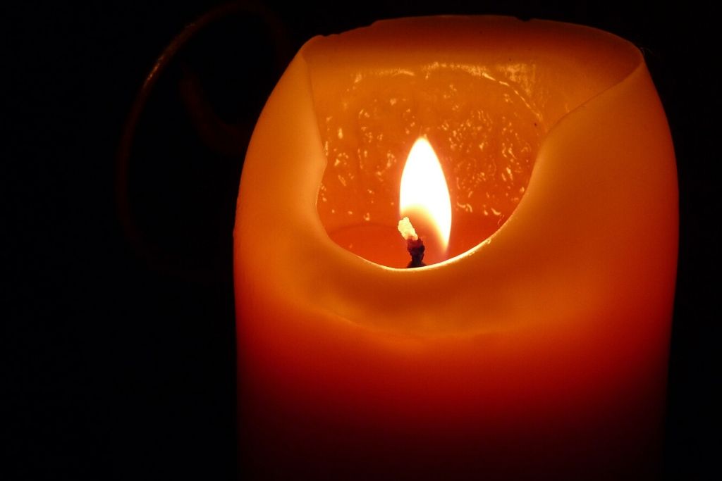 close up candle
