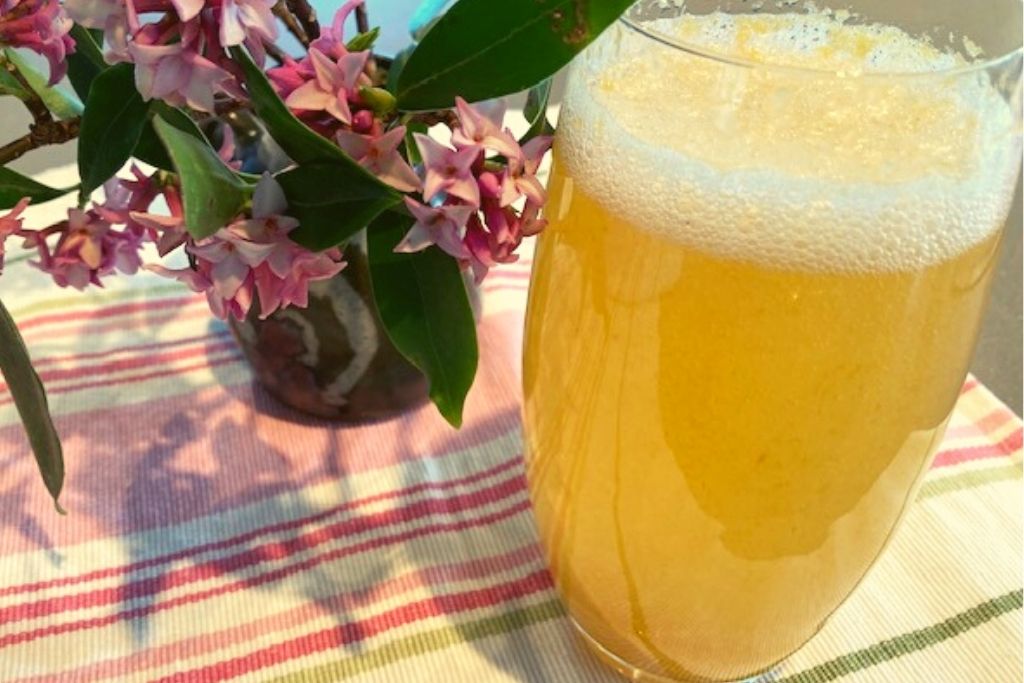 Peach and Honey Cordial